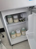 志高（CHIGO）小冰箱迷你小型家用冷藏冷冻两用宿舍出租房用双门办公室电冰箱节能省电 【店长推荐】48L银色【三天约一度电】 实拍图