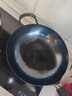 臻三环 正宗章丘手工铁锅物理不粘锅燃气灶适用热油小锅平底煎蛋小煎锅 烤蓝 18cm 实拍图