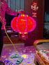目送2026旋转灯笼大门阳台新年七彩走马灯春节过年乔迁挂的led电彩灯 七彩豪华全闪款【投影+遥控+定时】 【一对装】直径39cm室内阳台飘窗电子装饰 实拍图