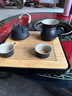 京东京造 茶具整套 功夫茶具陶瓷套装茶壶茶杯茶盘【黑陶提梁壶】 12件套  实拍图