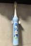 华为智选鸿蒙智选力博得智能儿童电动牙刷 升级款宝宝牙刷礼物3-12岁 白泽蓝(到手4支刷头) 实拍图