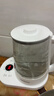 金灶（KAMJOVE） 智能养生壶煮茶器1.5L大容量电热水壶玻璃烧水壶恒温壶预约煮茶壶办公室花茶壶 白色 1.5L HT-350 实拍图
