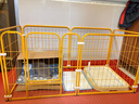京喜自营-专用品牌狗笼子狗狗围栏室内自由组合中小型犬比熊送货上门 【热销推荐】黄色6片 120*60*60 实拍图