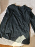 真维斯（Jeanswest）长袖t恤女秋季基础款纯棉舒适宽松修身上衣内搭打底衫黑色M 实拍图