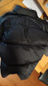 网易严选25新品90鸭绒超蓬羽绒服休闲面包服石墨烯保暖轻量抗菌防泼水 25秋冬立领-静谧黑 XL 实拍图