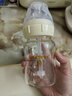 舒婴奶瓶防胀气防呛奶新生儿宝宝玻璃宽口径0-3月仿母乳断奶160ml 实拍图