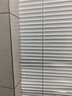 美尔耐免打孔百叶窗帘卧室卫生间浴室厕所防水铝合金厨房升降遮光帘6010 免钉【标准亮光】白色 1平方米 实拍图