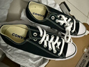 匡威（Converse）官方All Star经典帆布男女低帮休闲运动鞋黑色101001 101001/黑色 39 实拍图