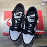耐克NIKE女大童休闲板鞋 DUNK 运动鞋CW1590-100白黑39 实拍图