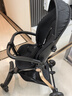 semmook遛娃神器婴儿推车0-6岁用折叠可坐可躺带减震双向高景观溜娃车 尊贵黑布蓬【弓形稳固车架】 实拍图