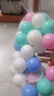 加厚可啃咬儿童海洋球宝宝室内无味无毒环保彩色波波球婴儿家用 【网袋装 好收纳】50个 加厚环保 放心好球【马卡龙款】 实拍图