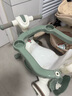 贝趣儿童三轮车1-3岁脚踏车宝宝遛娃神器婴儿推车溜溜车三合一手推车 【安全护栏+靠背+转向手推杆】 绿 推骑两用0-6岁溜娃小孩自行车 实拍图