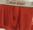 Calvin Klein内衣【明星炫光引力带】男士ck轻薄顺滑低腰防夹臀内裤男 YU8-状元红 1条 L 实拍图