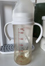贝亲（Pigeon）自然成长翻盖直饮吸管 大童奶瓶330ml 经典款 18月+  AA278 实拍图