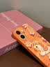 京川旭【新年油画小马】适用苹果17promax手机壳新款iphone17pro全包卡通防摔ip17高级感女挂绳保护套 苹果17Pro Max 天使眼-棕色-油画小马 实拍图