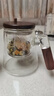 忆壶茶茶壶玻璃泡茶壶茶水分离壶飘逸杯泡茶杯懒人茶具办公功夫茶具 【透明】木璃飘逸壶600ml 实拍图