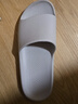 朴西eva室内静音夏季女士拖鞋软底凉拖鞋居家浴室洗澡防滑情侣拖鞋女 岩石灰【简约大气】 42-43 实拍图