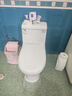 松鲸 卫浴家用马桶坐便器大冲力超漩虹吸式静音连体座便器小户型马桶 升级款【超大冲力】400坑距 实拍图