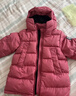 保姆鹅  【风墙】儿童羽绒服宝宝中长款护脸加厚外套保暖童装[NG2664] 石榴粉 100 实拍图