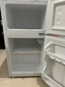 HYUNDAI（韩国现代）小冰箱迷你小型家用冷藏冷冻宿舍出租房办公室双开门二门电冰箱节能省电 68L白【一级能效+租房必备】 实拍图