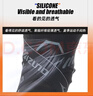 美津浓（MIZUNO）护膝运动跑步篮球羽毛球髌骨半月板支撑固定损伤登山护具男女通用 银黑色绑带加压-2只 L码(膝围36-40cm/适合95-135斤 ) 实拍图
