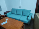 林氏家居公寓简约布艺沙发客厅双人小沙发出租房懒人小户型直排沙发LS075 实拍图