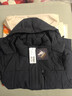 雪中飞鹅绒羽绒服男士短款脱卸帽加厚保暖休闲商务秋冬外套男装185 实拍图