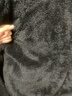 雪中飞摇粒绒外套女2025秋冬立领保暖情侣上衣 2.0黑色    L    实拍图