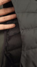京东京造【零压排骨羽绒】轻薄羽绒服男外套冬季防钻绒马甲背心 曜石黑M 实拍图