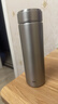 得力（deli）旋盖杯 保温杯316L不锈钢水杯 便携大容量咖啡杯 500ml银色LL626 实拍图