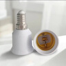 家用E27转换灯头螺口LED灯泡灯头转换器灯头 E14螺口转E27螺口（接E27灯泡） 实拍图