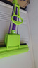妙洁胶棉拖把27cm杆长120共2头滚轮式懒人家用一拖净免手洗海绵吸水 实拍图