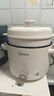 美的（Midea）电煮锅 泡面火锅宿舍小电锅 电蒸锅 多功能家用电热锅 2.6L蒸煮一体 小型2-3人用 配带蒸笼XZE2076 实拍图