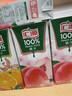 汇源100%桃汁礼盒装纯果汁健康营养饮料 1L*6礼盒节日送礼宴请年货节 实拍图