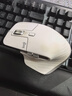 罗技（Logitech）大师系列 MX Master 3S 无线蓝牙鼠标 人体工学 办公 静音鼠标 高端 珍珠白 带无线接收器 实拍图