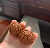 QMXD高抛精品原皮文玩核桃四座楼狮子头麒麟纹盘玩官帽核桃手把件核桃 四座楼一对 实拍图