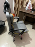 锦汐电脑椅办公椅子电竞椅家用人体工学椅老板椅主播靠背椅皮革转椅 灰色+4级杆+乳胶【二代升级】 实拍图