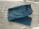 BILLION纯棉牛仔裤男直筒中腰春秋季美式高端易穿搭休闲裤子中青年11024 中蓝马骝(厚款)77内长 32 (2.46尺) 实拍图
