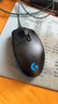 罗技（G）G102第二代游戏鼠标 RGB流光灯效鼠标 轻量化  游戏级8000DPI传感器 黑色 200-8000DPI 实拍图