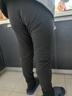 猫人男士秋裤男德绒保暖裤加绒加厚含羊绒蚕丝打底无痕线裤衬裤深麻灰 实拍图