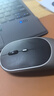 纽曼（Newmine）无线蓝牙双模鼠标 轻音办公游戏小巧便携充电三档适用苹果MacMatebook笔记本iPad人体工学鼠标 【无线轻音充电版】Air太空灰 实拍图