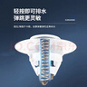 潜水艇（Submarine）洗手盆漏水塞洗脸盆下水器洗手池塞子按压式弹跳芯防臭过滤器京 【白色升级款】防臭弹跳塞(小盖) 实拍图