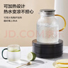 京东京造 凉水壶 耐热耐高温玻璃冷水壶茶水分离泡茶杯1.2L 实拍图