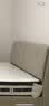 芝华仕五星皮床现代主卧室大床双人真皮储物软包吐司床加床垫C265白1.8m 实拍图