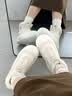 回力官方女鞋雪地靴女2025冬季加绒保暖女鞋厚底靴子女百搭 米色 38 实拍图
