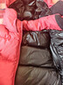 保姆鹅  【风墙】儿童羽绒服宝宝中长款护脸加厚外套保暖童装[NG2664] 石榴粉 130 实拍图