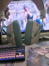 觅声阿尔法2.4G三模无线游戏耳机头戴式7.1环绕音效蓝牙无线电竞专用吃鸡三角洲FPS游戏听声辨位打瓦 魔幻青-2000mAh电池|边充边用 实拍图