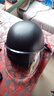 3c认证电动车头盔新国标通用女男士电瓶车防晒四季镜片夏季安全帽 3C认证 黑色冬盔【送透明长镜】 实拍图