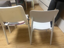 全品屋餐椅凳子塑料椅子办公椅靠背休闲椅书桌椅学习椅化妆椅电脑椅 实拍图