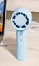 得力迷你便携手持小风扇 四档风力清凉耐用 学生宿舍办公室  蓝色 LK103 实拍图